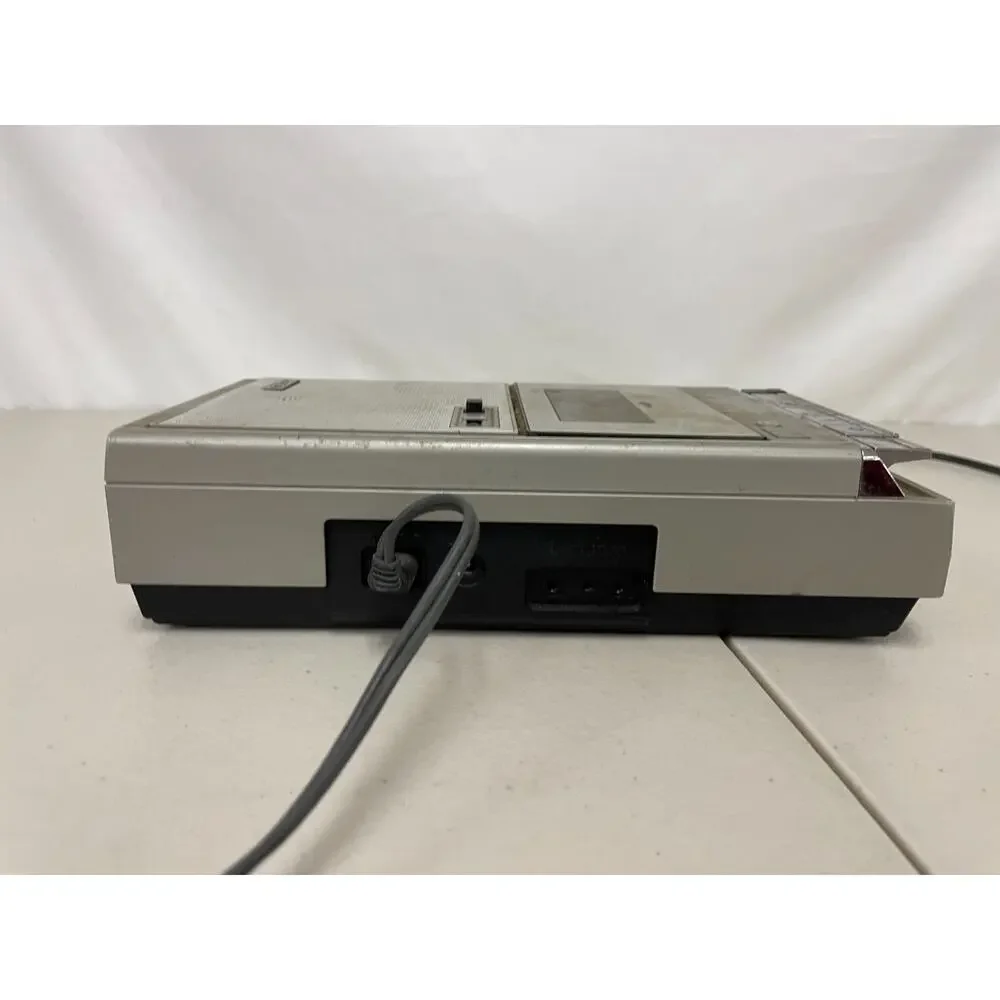 Vintage Sony TCM-787 Silver CASSETTE Corder Tape PLAYER With PLUG Untested